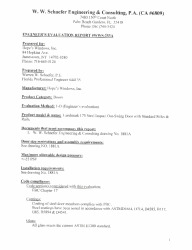PR TECH DOCS FL16741 R5 AE EVALUATION REPORT WWS-253A