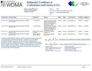 PR CERTIFICATE FL16747 R4 C CAC CCL 13074