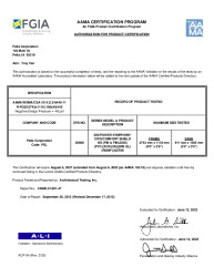 PR CERTIFICATE FL16809 R10 C CAC PELLA - 250-POWER SYMPH-CWS-COMF. SHIELD HS (10) (FIN  FINLESS)   JUNE 2023 (EXT.5)