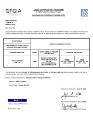 PR CERTIFICATE FL16809 R10 C CAC PELLA - 250-POWER SYMPH-CWS-COMF. SHIELD HS (22) (FIN)   JUNE 2023 (EXT.5)
