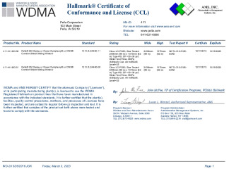 PR CERTIFICATE FL16809 R7 C CAC CCL 411-H-1463.50.51
