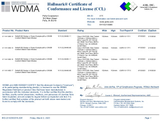 PR CERTIFICATE FL16811 R5 C CAC CCL 411-H-1460.14-15-16-17