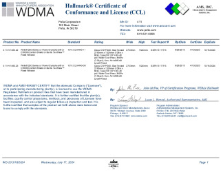 PR CERTIFICATE FL16811 R8 C CAC CCL - 411-H-1460.22-23