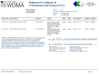 PR CERTIFICATE FL16813 R6 C CAC CCL 411-H-1461.30-31 PROD2