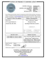 PR CERTIFICATE FL16902 R15 C CAC NI013981.48-R2