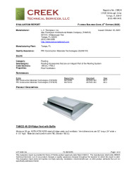 PR Instl Docs FL16918 R5 II LVT14001.5e 2023 FBC Eval 4ft Off-Ridge Baffle final