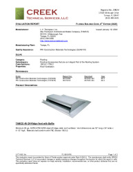PR TECH DOCS FL16918 R6 AE LVT14001.6E 2023 FBC EVAL 4FT OFF-RIDGE BAFFLE FINAL