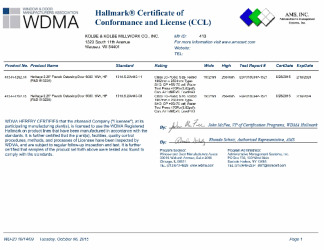 PR CERTIFICATE FL17014 R5 C CAC CCL 13220