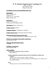 PR TECH DOCS FL17093 R5 AE EVALUATION REPORT WWS-252