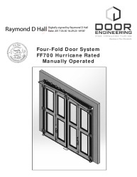Door R06 FL17136.1-R6 - HVHZ Four-Fold Door - Interior Mounted