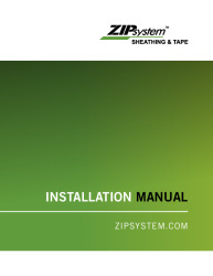 PR Instl Docs FL17147 R8 II Installation Manual-ZIP System Sheathing-Wall and Roof