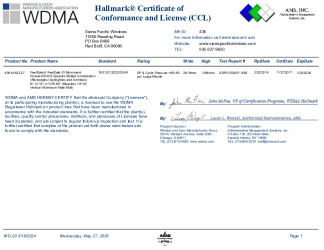 PR CERTIFICATE FL17154 R6 C CAC SIERRA436-H-623.27 CCL (9)
