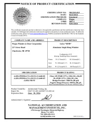 PR CERTIFICATE FL17159 R6 C CAC NI012034-R5