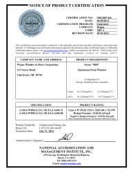 PR CERTIFICATE FL17160 R4 C CAC NI012007-R6