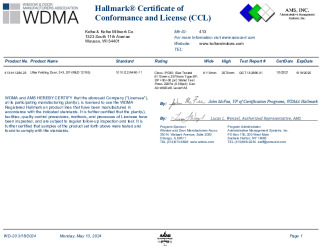 PR CERTIFICATE FL17176 R7 C CAC CCL 12195 FL17176.9