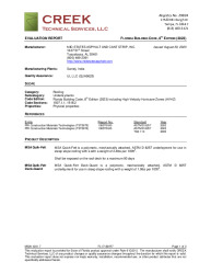 PR TECH DOCS FL17188 R7 AE MSA14001.7 2023 FBC EVAL SYN UNDERLAYMENT FINAL