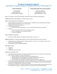 PR TECH DOCS FL17350 R22 AE PER ACE-1031 REV1 NL-0062 UNILUX X IS-DOOR SS