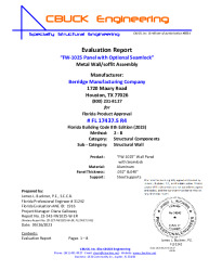 PR TECH DOCS FL17437 R4 AE 5 FW1025 WALLSOFFIT EVALREPORT 