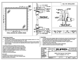 PR INSTL DOCS FL17498 R14 II SITELINE CLAD CASEMENT FIXED INSTALL 72X72