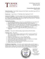 PR TECH DOCS FL17666 R5 AE EVALREPORTFPA-PW-LM-B