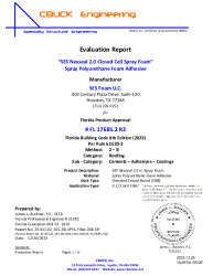 PR INSTL DOCS FL17685 R3 II 23-611.02 SES-NEXSEAL2CC-SPFA FILLET-OSB ER-DS