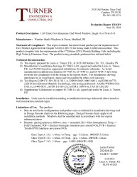 PR INSTL DOCS FL17694 R7 II EVALREPORT-1310-DS-2023