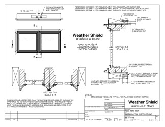 PR INSTL DOCS FL17694 R7 II FL17694 R5 II WS 1309 1310 8306 DIRECT SET (MULLION)