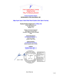 PR Instl Docs FL17702 R4 II 24 Ga. Super Span X Wall Panel