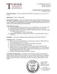 PR TECH DOCS FL17797 R4 AE EVALREPORT-UAWN-IZ4-FPA-C