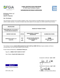 PR CERTIFICATE FL17845 R6 C CAC APC(8813,8821)B9099.01-109-47-R0,B9101.01 3500HP FXD(043026)