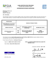 PR CERTIFICATE FL17845 R6 C CAC APC(8820,8823)B9099.01-109-47-R0,B9101.01 3500HP FXD(043026)