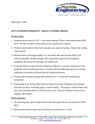 PR TECH DOCS FL17867 R4 AE FES LETTER OF QC