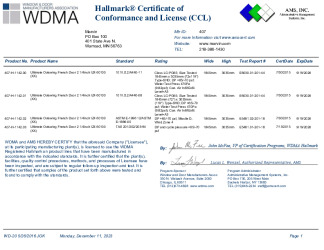 PR CERTIFICATE FL17908 R3 C CAC UOFD IZ4 (XX) CCL 1142.00.01.02.03