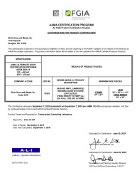 PR CERTIFICATE FL17996 R4 C CAC ELIXIR - 8400-W9 IS DOOR W-STORM (1B)  ASTM   JUNE 2024 (EXT.5)