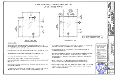 PR Instl Docs FL18007 R2 II Super series 500 aluminum fixed window LMI FL18007 AD13-04 REV 11.16.2023-SS