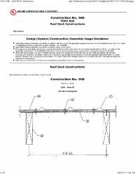 PR CERTIFICATE FL1832 R18 C CAC CONSTRUCTION NO 560 MAX RIB