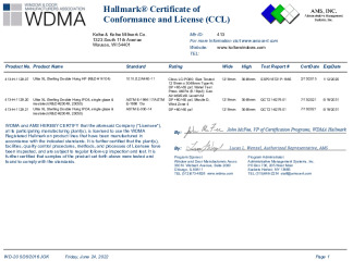 PR CERTIFICATE FL18357 R4 C CAC CCL 20049-50