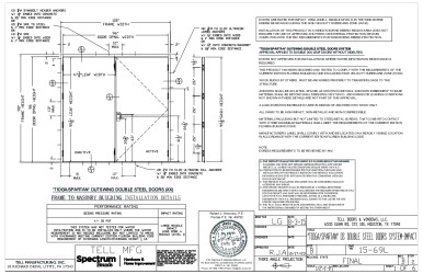 PR Instl Docs FL18463 R4 II 15-69L RevB TIOGA-SPARTAN OS DOUBLE STEEL DOORS SYSTEM LMI ss