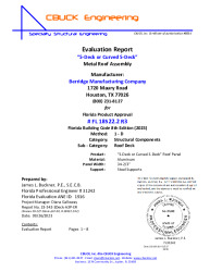 PR TECH DOCS FL18522 R3 AE 2 SDECKALUM STEELPURLINS EVALREPORT 