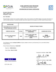 PR CERTIFICATE FL185 R12 C CAC V1500-9 7474 LCPG 30 012025