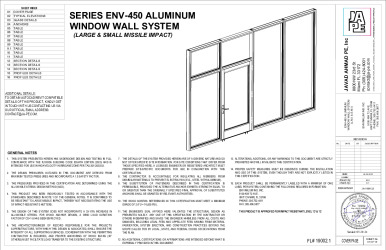 PR Instl Docs FL19002 R4 II ENV-450 Alum Window Wall System-JA-1695-23-SS R4