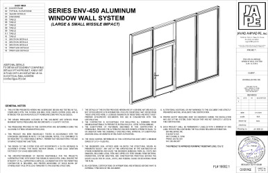 PR Instl Docs FL19002 R5 II ENV-450 Window Wall System