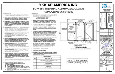 PR Instl Docs FL19017 R3 II YKK215 SS 2017-08-18