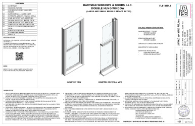 PR Instl Docs FL19151 R3 II DOUBLE HUNG WINDOW-JA-1425-23-SS