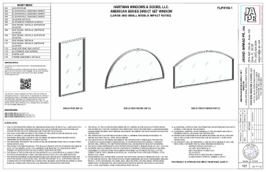 PR Instl Docs FL19156 R3 II AMERICAN SERIES DIRECT SET WINDOW-JA-1425-23-SS
