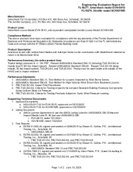 PR Instl Docs FL19277 R8 II FPA 19277 EVH-501D PE Eval Report 2025-06-15