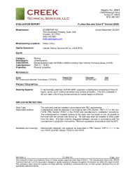PR Instl Docs FL19321 R3 II SWI15001.3 2023 FBC Eval Underlayments final