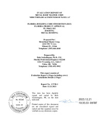 PR TECH DOCS FL19663 R1 AE EVALUATIONREPORTC2750 1