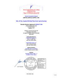 PR Instl Docs FL20147 R4 II 29 Ga. Capital Rib Structrual Roof Panel