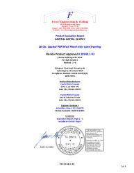 PR Instl Docs FL20148 R3 II 26 Ga. Capital PBR Structural Wall Panel